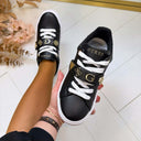 *LAATSTE MAAT 37* GUESS SNEAKER FLTDRIELE12 BLACK