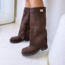 VEGAS SUEDINE STIEFEL DES8076 - KHAKI/SUE