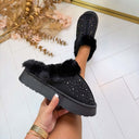 GLITTER PANTOFFEL X28-PL - BLACK