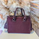 VALENTINO BAGS WINTER AELLA SHOPPING BAG VBSABG04 - BORDEAUX