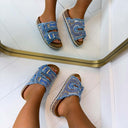 GLAM GESP SLIPPER LS-378 - BLUE