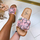 FLOWER SLIPPER AM307 - PINK