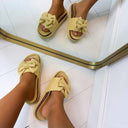 DUBBELE STRIK SLIPPER 3890 - YELLOW