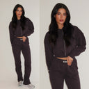 UNIQUE THE LABEL MOLLY VEST CHARCOAL