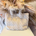 GUESS ILDE FAUX FUR BAG W6BZ14W4361 - G1I6 BEIGE