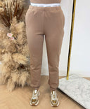 GUESS SOFIA CUFFED PANTS O5RB01KC031 - A14P TAUPE
