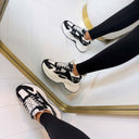 BUFFALO YUNO SNEAKER 18478 - BLACK/WHITE