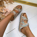 PRETTY GESP SLIPPER LX-9631 - BEIGE