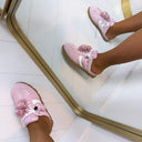 STEVE MADDEN BESPOKE SLIP-ON-SNEAKER 5474 - BB PINK SUEDE