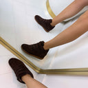 WEDGE BOOT 7109 - BROWN