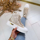 HIGH SNEAKER LS6002 - BEIGE