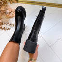 *ACTIE* MUSTHAVE BOOT DE1050 - BLACK/PU