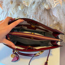 LIU JO MANH SHOPPING BAG AF6086/E1139 - DEEP BORDEAUX