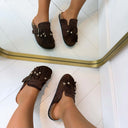 VICKY FRINGE INSTAPPER L-52 - BROWN