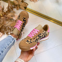 LEOPARD SNEAKER 8-515 - PINK