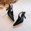 ** LAATSTE MAAT 37** PRETTY HEEL SQC-42 - BLACK