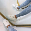ZIP SNEAKER EV-566 - WHITE