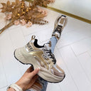 BUFFALO YUNO SNEAKER 16356 - COPPER/SILVER METALLIC
