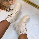 GUESS 4G LOGO BOOT FLTO2LFAL10 - BEIGE