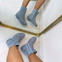 WOVEN BOOT XJ-1000 - BLUE