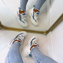 STEVE MADDEN POSSESSION-E SNEAKER 5205 - PASTEL MUL METALLIC