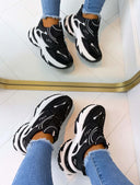 CHUNKY SNEAKER A88-229 - BLACK