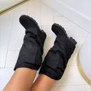 BOTTE À TALON FINASUEDINE DES8032 - KAKI/SUÈDE