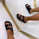 CUTE GESP SLIPPER L-99 - BLACK