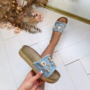 BEAR LOVE SLIPPER X01-PL - BLUE