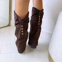 VEGAS SUEDINE STIEFEL DES8076 - KHAKI/SUE
