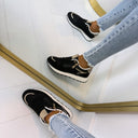ZIP SNEAKER BO-908 - BLACK