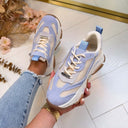 STEVE MADDEN POSSESSION-E SNEAKER 4652 - GRY BLU IVY