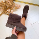 FLUFFY UGIE BOOT 8-510 - BROWN