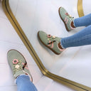 FLORA SNEAKER 9192-1 - VERT