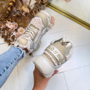 BUFFALO CLD CHAI WARM SNEAKER 18367 - SILVER/CREAM