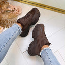 SPARKLY SNEAKER A88-231 - BROWN