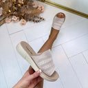 *SALE* SANDY SLIPPER FZ66101 - CREAM