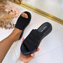 *SALE* SANDY SLIPPER FZ66101 - BLACK