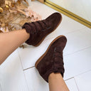 WEDGE BOOT 7109 - BROWN