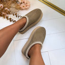 REAL LEATHER PANTOFFEL 2522 - KHAKI