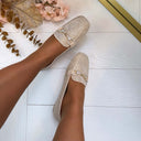 ANNE FRINGE MOCASSIN AQ212 - MARRON