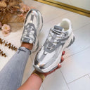 STEVE MADDEN AMPLE SNEAKER 9822 - BRONZE CLAIR