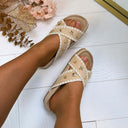 *SALE* HEELAL SLIPPER GQ8-086 - BEIGE