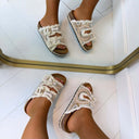 GLAM GESP SLIPPER LS-378 - BEIGE