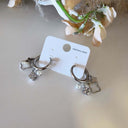 CLOVER PEARL EARRING EH1150 - SILVER
