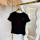 GUESS TRACEY CN SS T-SHIRT V6RI07J1314 - BLACK