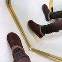 REAL LEATHER PANTOFFEL 2521 - BROWN