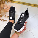 STEVE MADDEN MATCH-E SNEAKER 4643 - **BLACK**