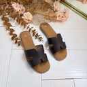 *LAATSTE MAAT 36* RIHANNA SLIPPER GH6-013 - COFFEE