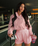 UNIQUE THE LABEL GIGI JACKET - VINTAGE PINK